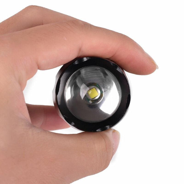 2 x Tactical 1500 Lumens 5 Modes T6 LED Flashlight +18650 Battery+ Charger