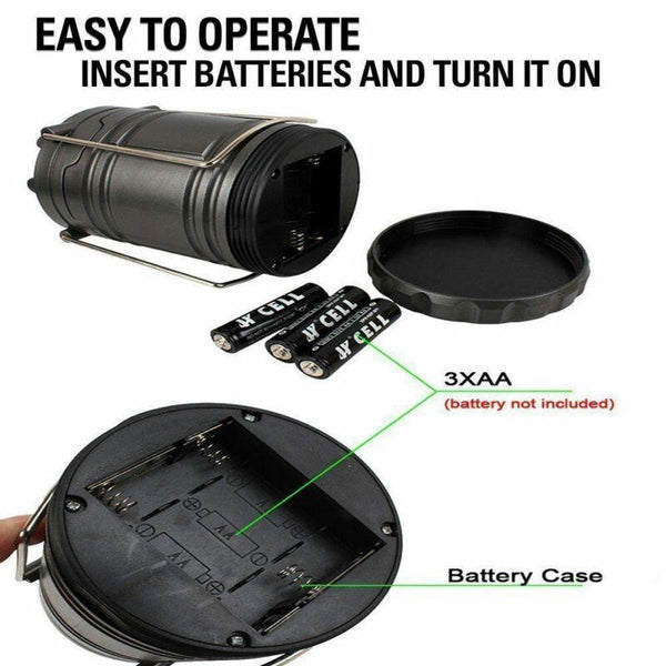 4 Count Collapsible LED Emergency Lamp