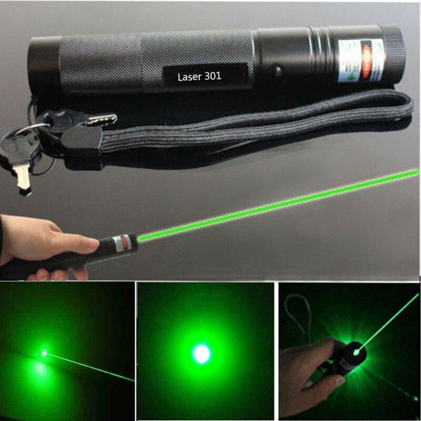 Military 532nm Green Laser Pointer Visible Beam Light Pen