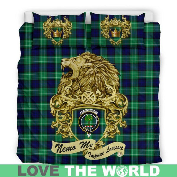 Scotland Lion Abercrombie Tartan Bedding Set K7