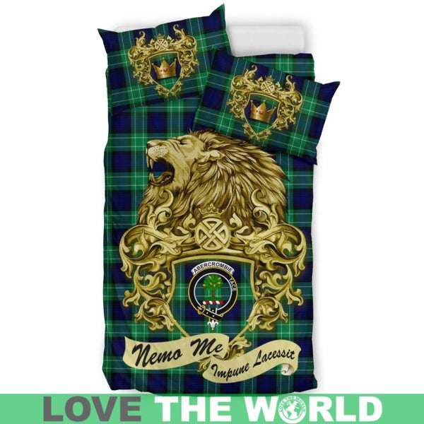Scotland Lion Abercrombie Tartan Bedding Set K7