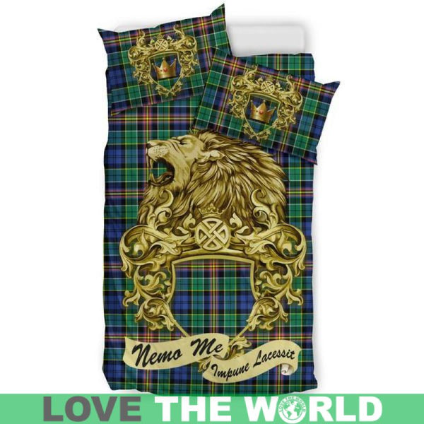 Scotland Lion Allison Tartan Bedding Set K7