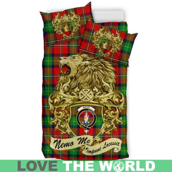 Scotland Lion Boyd Modern Tartan Bedding Set K7