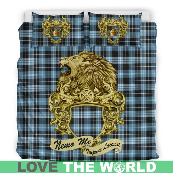 Scotland Lion Clark Ancient Tartan Bedding Set K7