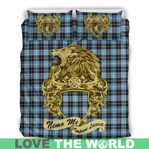 Scotland Lion Clark Ancient Tartan Bedding Set K7