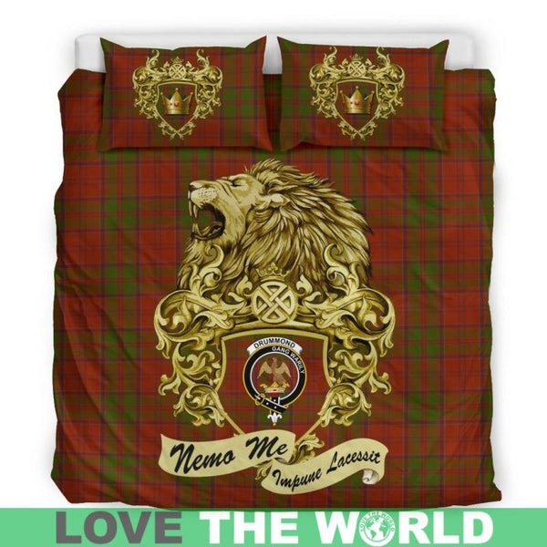 Scotland Lion Drummond Tartan Bedding Set K7