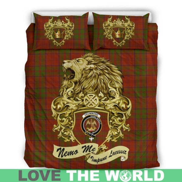 Scotland Lion Drummond Tartan Bedding Set K7