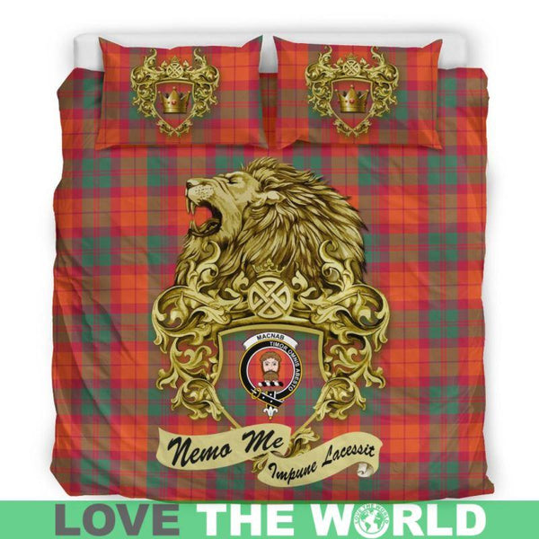 Scotland Lion Macnab Ancient Tartan Bedding Set K7