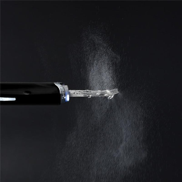 Ultrasonic Skin Scrubber Skin Peeling Extractor Facial Deep Cleaning Beauty Device + Skin Rejuvenation Nano Face Mist Steamer 40