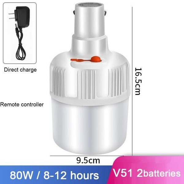 Solar Rechargeable LED Bulb Lamp