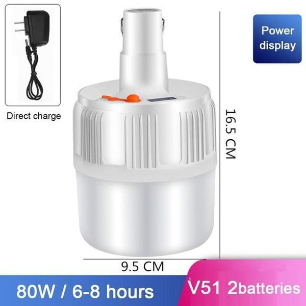 Solar Rechargeable LED Bulb Lamp
