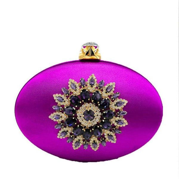 Flower Crystal Clutch