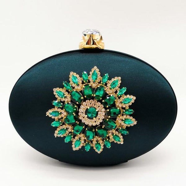 Flower Crystal Clutch