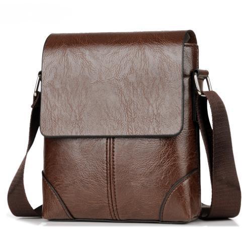 Casual Leather Shoulder Bag