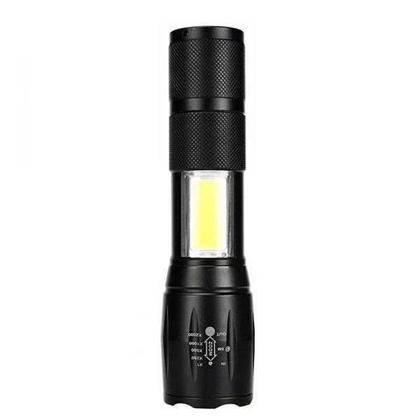 New Tactical Elite Flashlight with COB LED Zoom 4 Modes