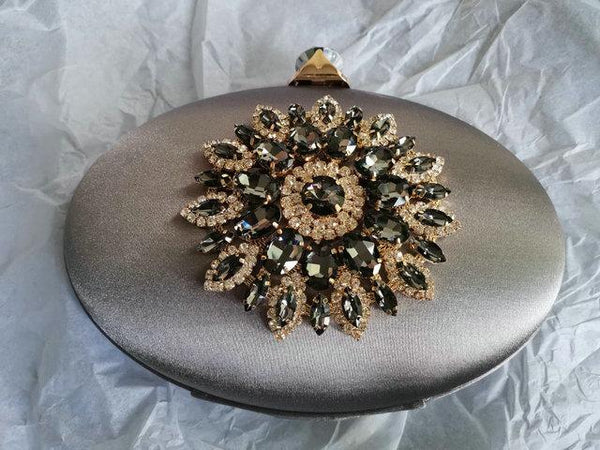 Flower Crystal Clutch