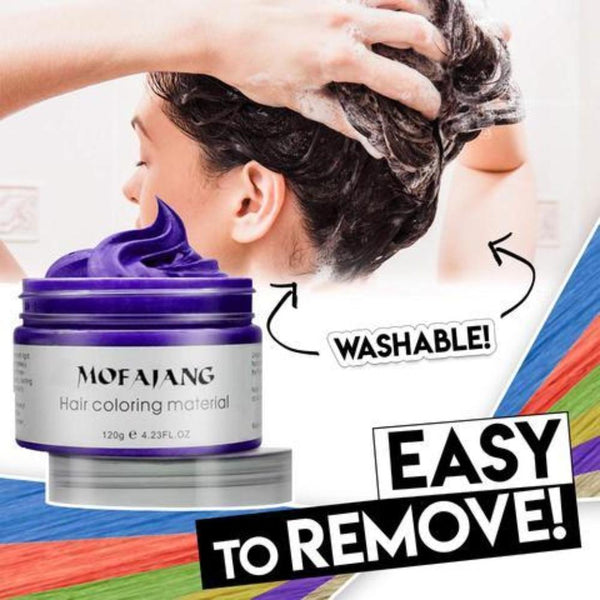 TEMPORARY HAIR COLOR DYE WAX