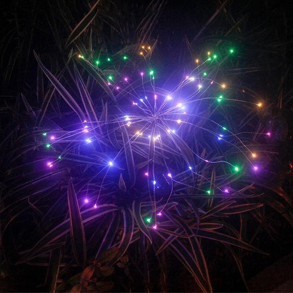 Waterproof Solar Fireworks Lamp