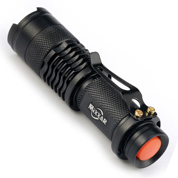 Mini Flashlight CREE 1200 lumens  3 mode  Zoomable Tac Light Torch- Get 6 for only $24.95