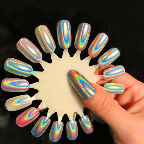 HOLO PRESS-ON NAIL POWDER