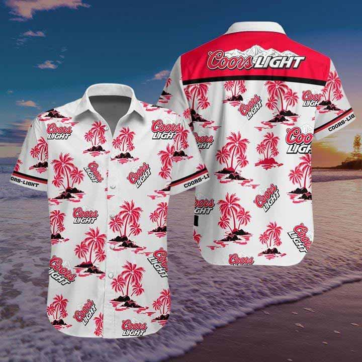 Men's Beach Liquor COORS LIGHT Printed Shirt