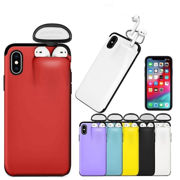 iPhone Cover for AirPods Holder Hard Case