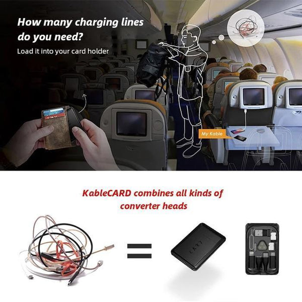 Multi-function Urban Multi-type Charging Cable Built-in Card Reader