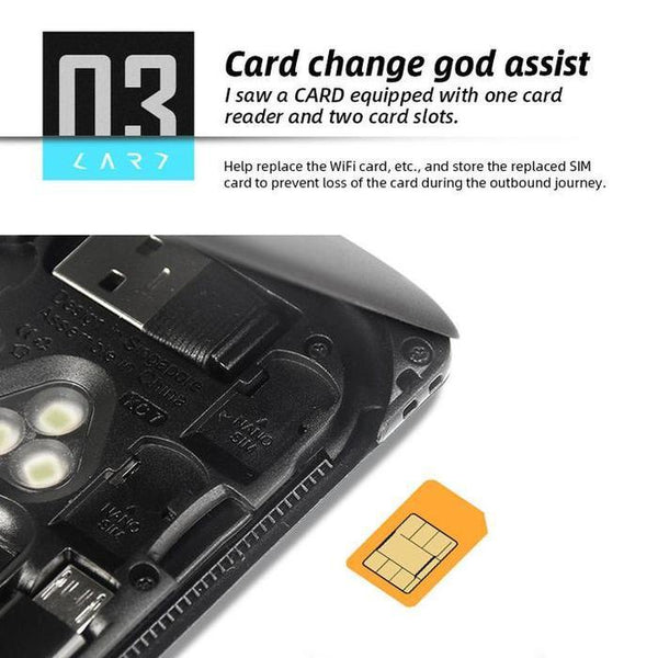 Multi-function Urban Multi-type Charging Cable Built-in Card Reader