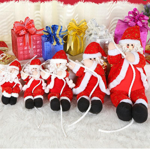 Santa Claus Climbs The Rope