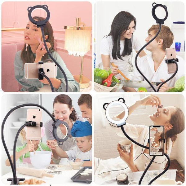 SELFIE RING LIGHT & PHONE HOLDER
