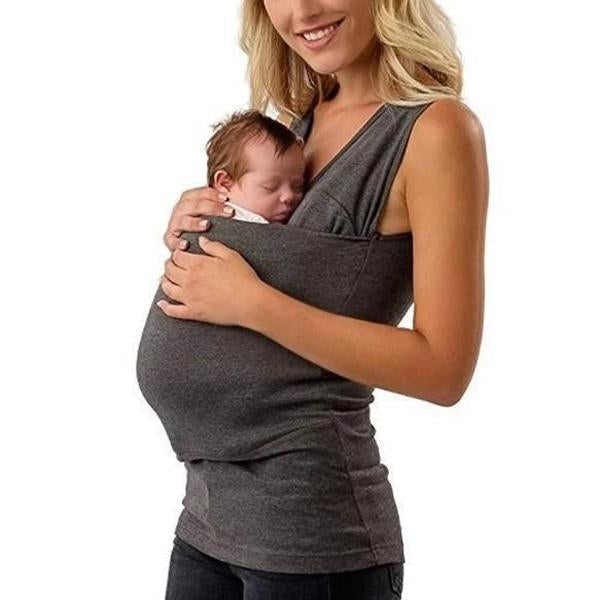 Multi-functional Clothes Parent-child Kangaroo Pocket T-shirt