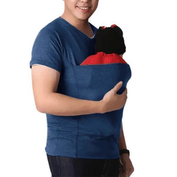 Multi-functional Clothes Parent-child Kangaroo Pocket T-shirt