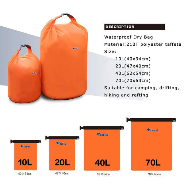 10L 20L Waterproof Dry Bag Pack Sack