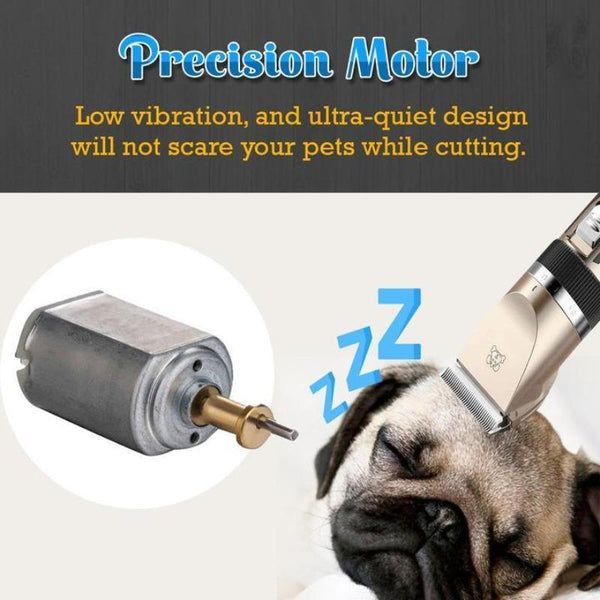 QUIET ELECTRIC PET HAIR CLIPPERS