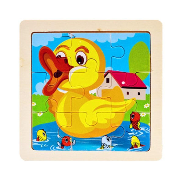 Kids Wooden Educational Toy Puzzle Learn From Home