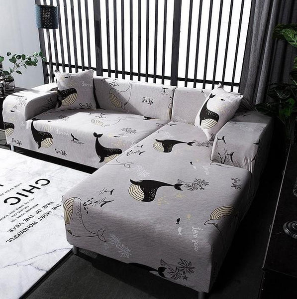 Elastic universal sofa cover