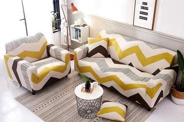 Elastic universal sofa cover