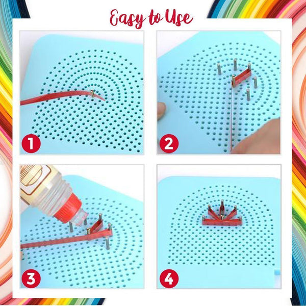 Paper Quilling Board with Pins