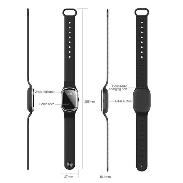 Mosquito Repellent Bracelet Ultrasonic Insect Pest Repeller Wristband