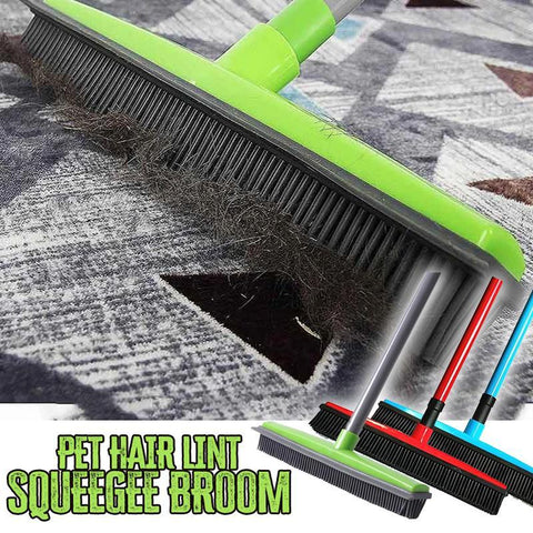 PET HAIR LINT SQUEEGEE BROOM