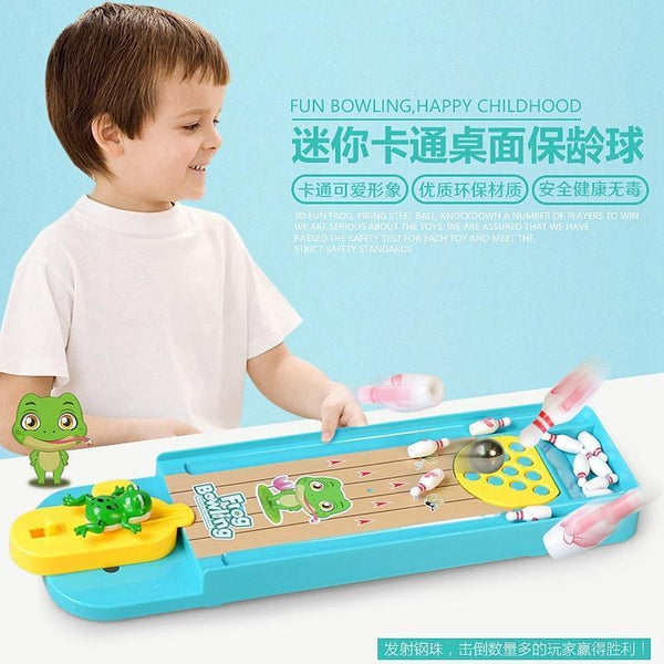 Mini Frog Bowling Interactive Board Game
