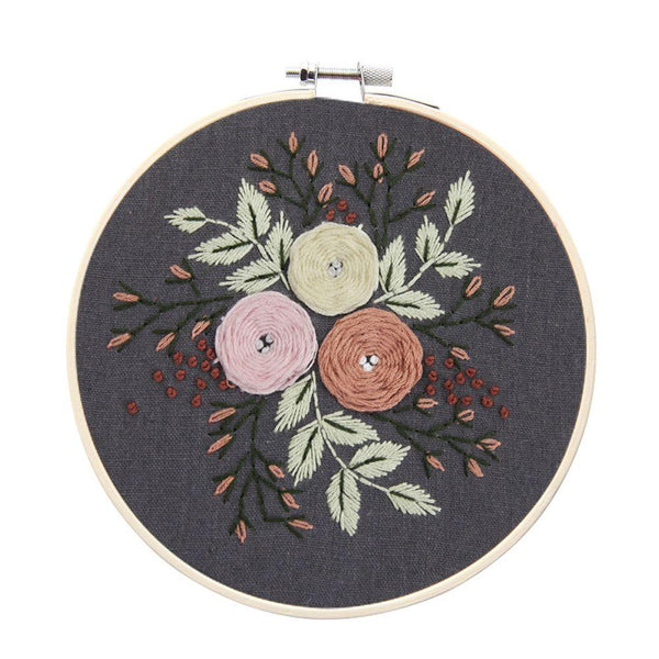 DIY Flower Hand Embroidery Kit