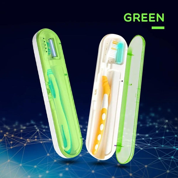 Portable UV Antibacterial Toothbrush Storage Box
