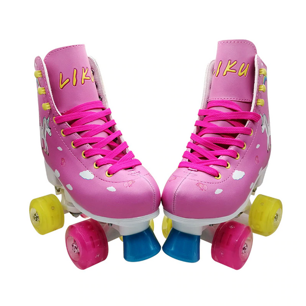Kid's Light-Up Double Roller Skates