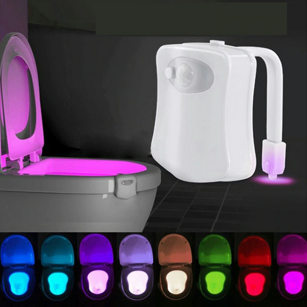 Motion Sensored Toilet Seat LED Light