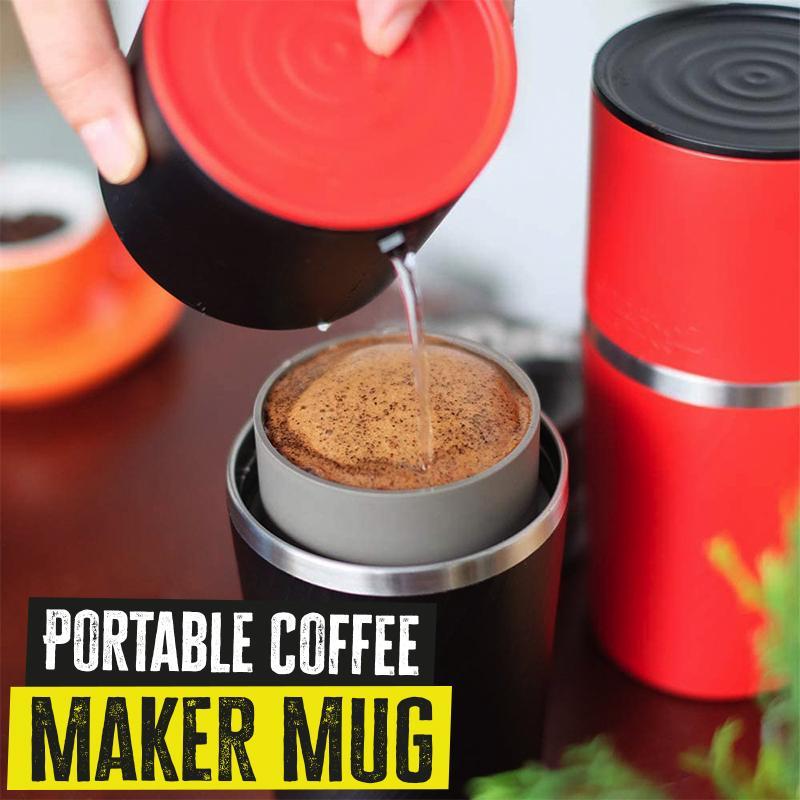 STAINLESS PORTABLE COFFEE MAKER MUG