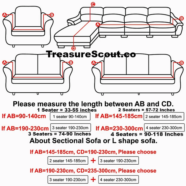 Magix Couch Protection Cover (Suitable for 1 to 4 seats couches, Love Seats & L-Shape couches)