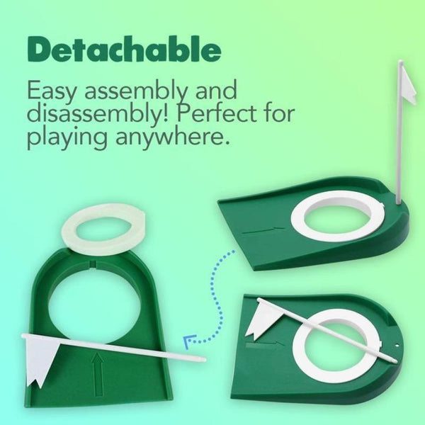 INDOOR GREEN GOLF PUTTING HOLE