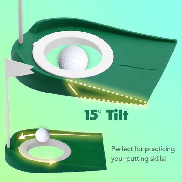 INDOOR GREEN GOLF PUTTING HOLE