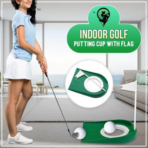 INDOOR GREEN GOLF PUTTING HOLE